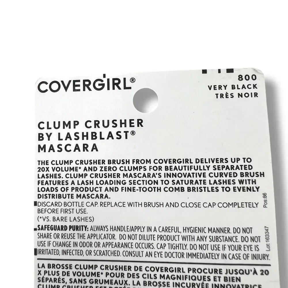 COVER GIRL Clump Crusher Mascara 800 Very Black